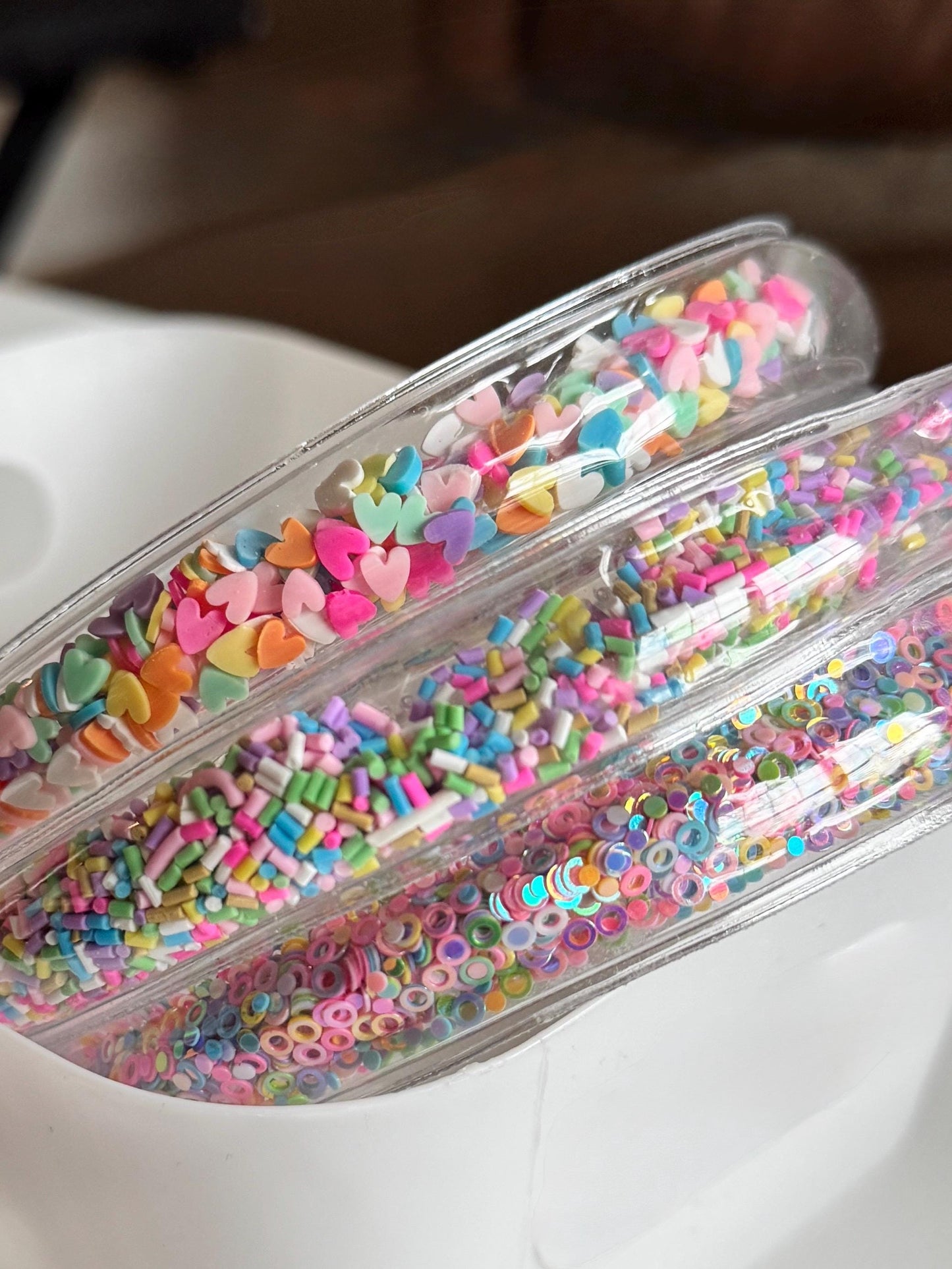Confetti Sprinkle Headband – handmade colorful sprinkle bead hair accessory