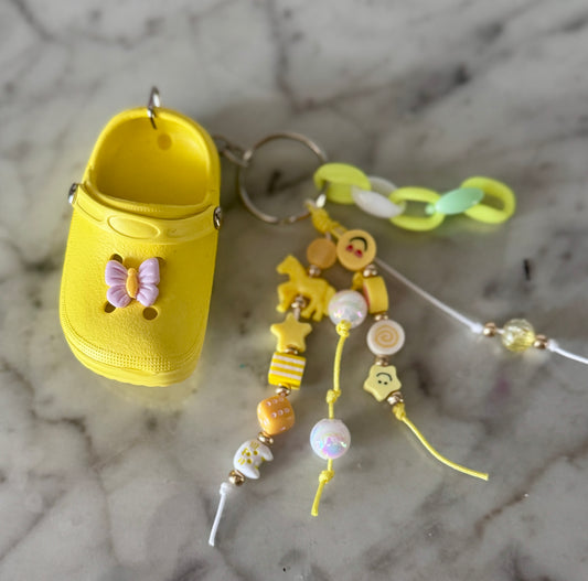 Tiny Croc Dangler and matching Bag Charms
