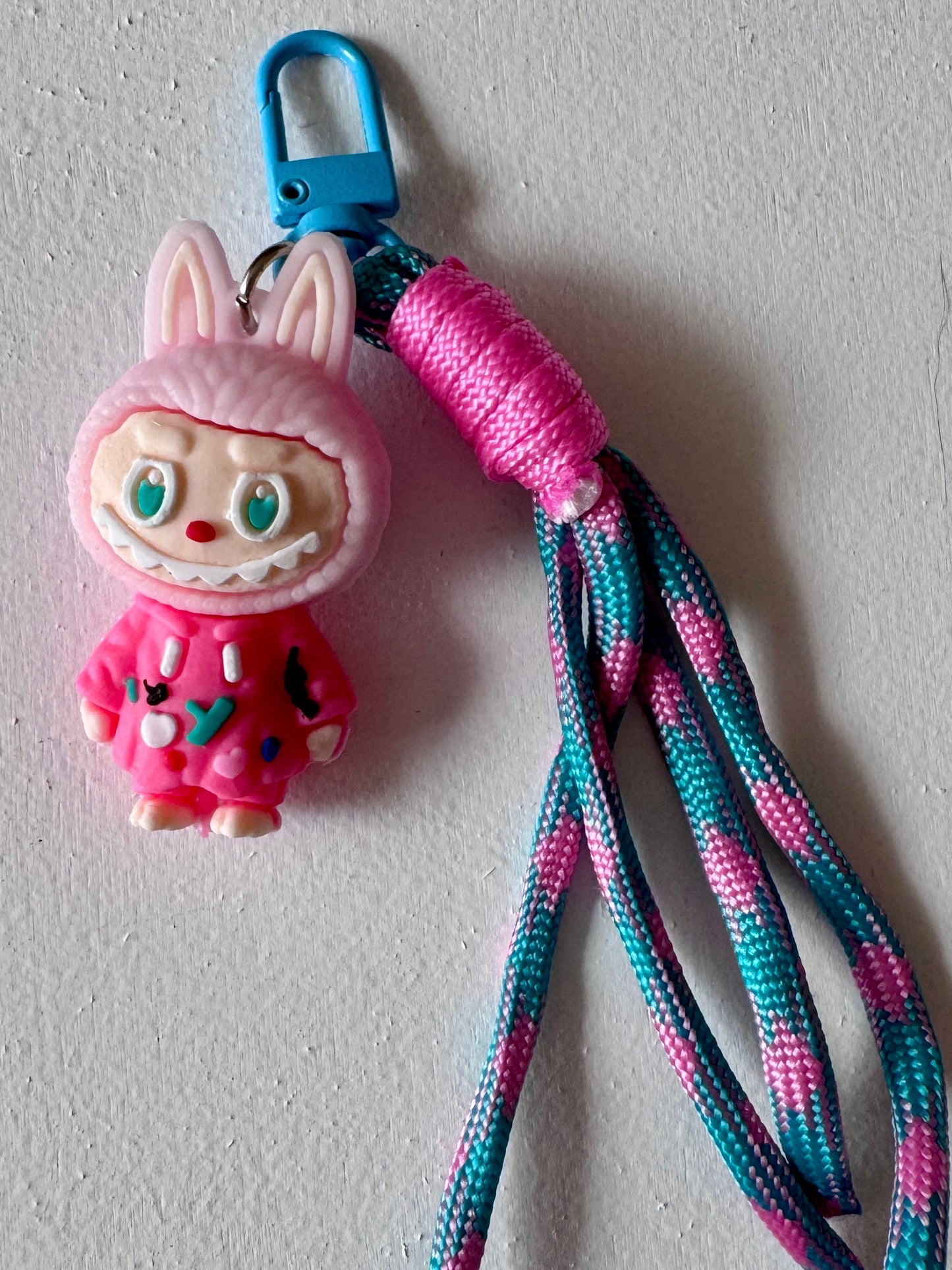 Labubu mini bag charm keychain – handmade cute collectible accessory