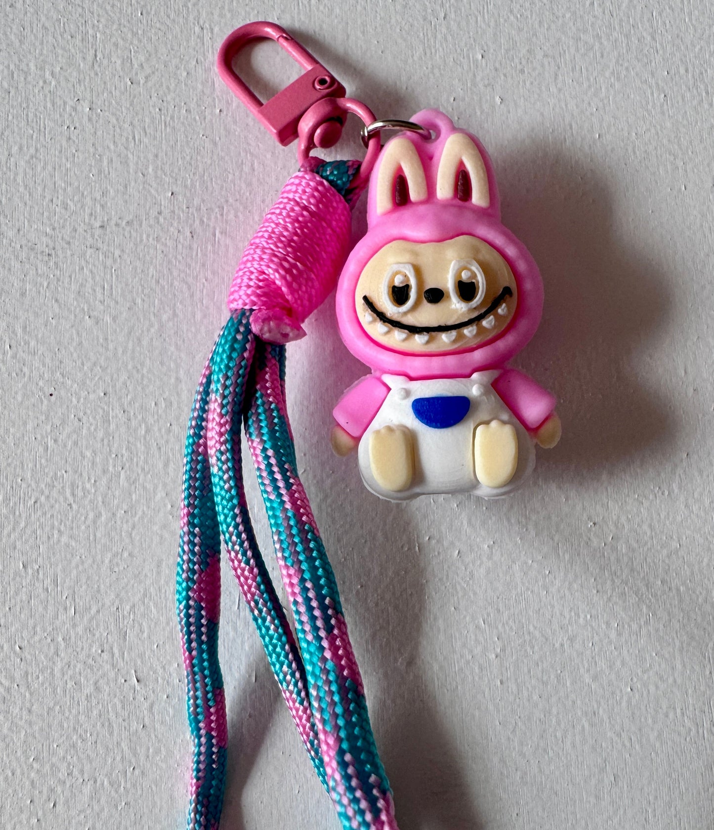 Labubu mini bag charm keychain – handmade cute collectible accessory