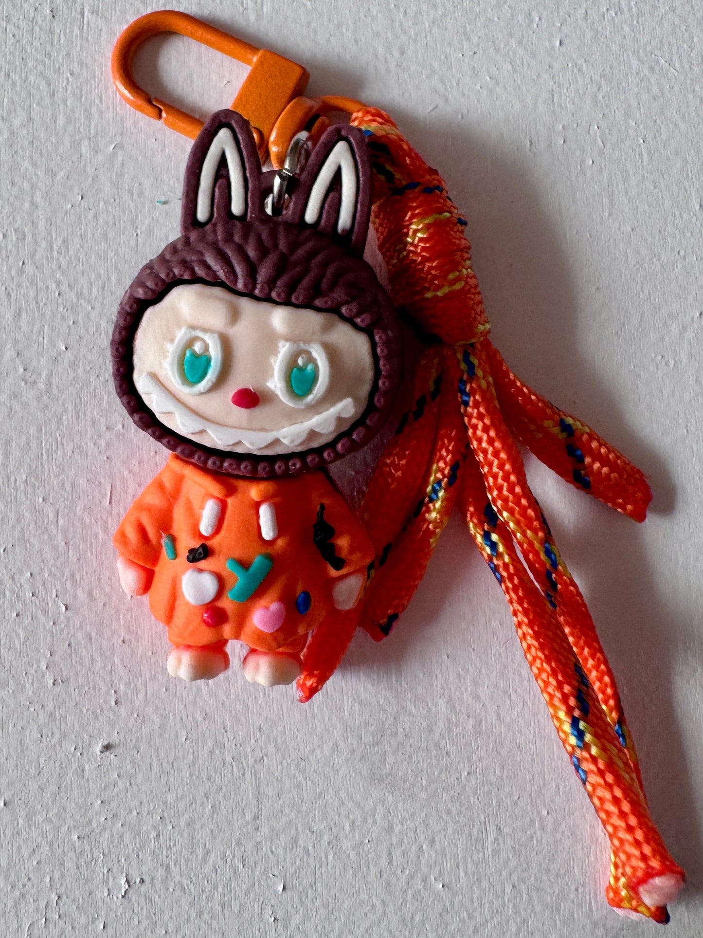 Labubu mini bag charm keychain – handmade cute collectible accessory