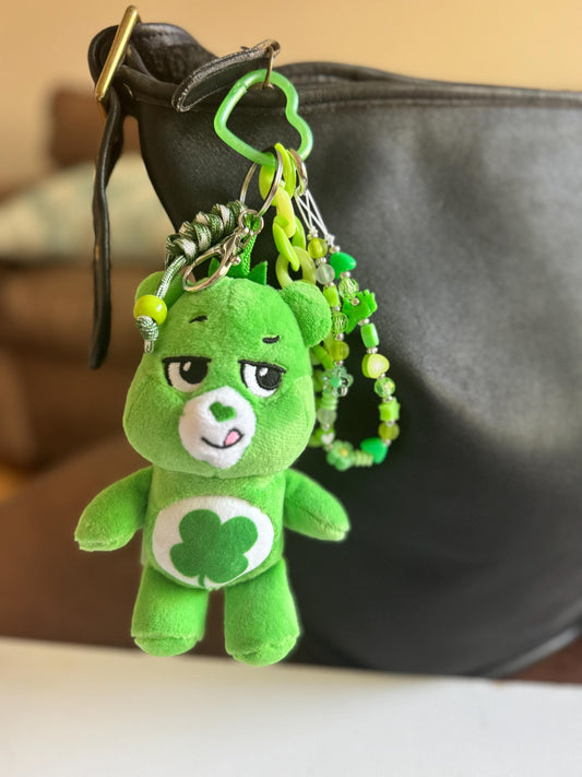 Photo of Good Luck Care Bear bag charm plushie