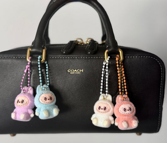 Labubu inspired mini keychains