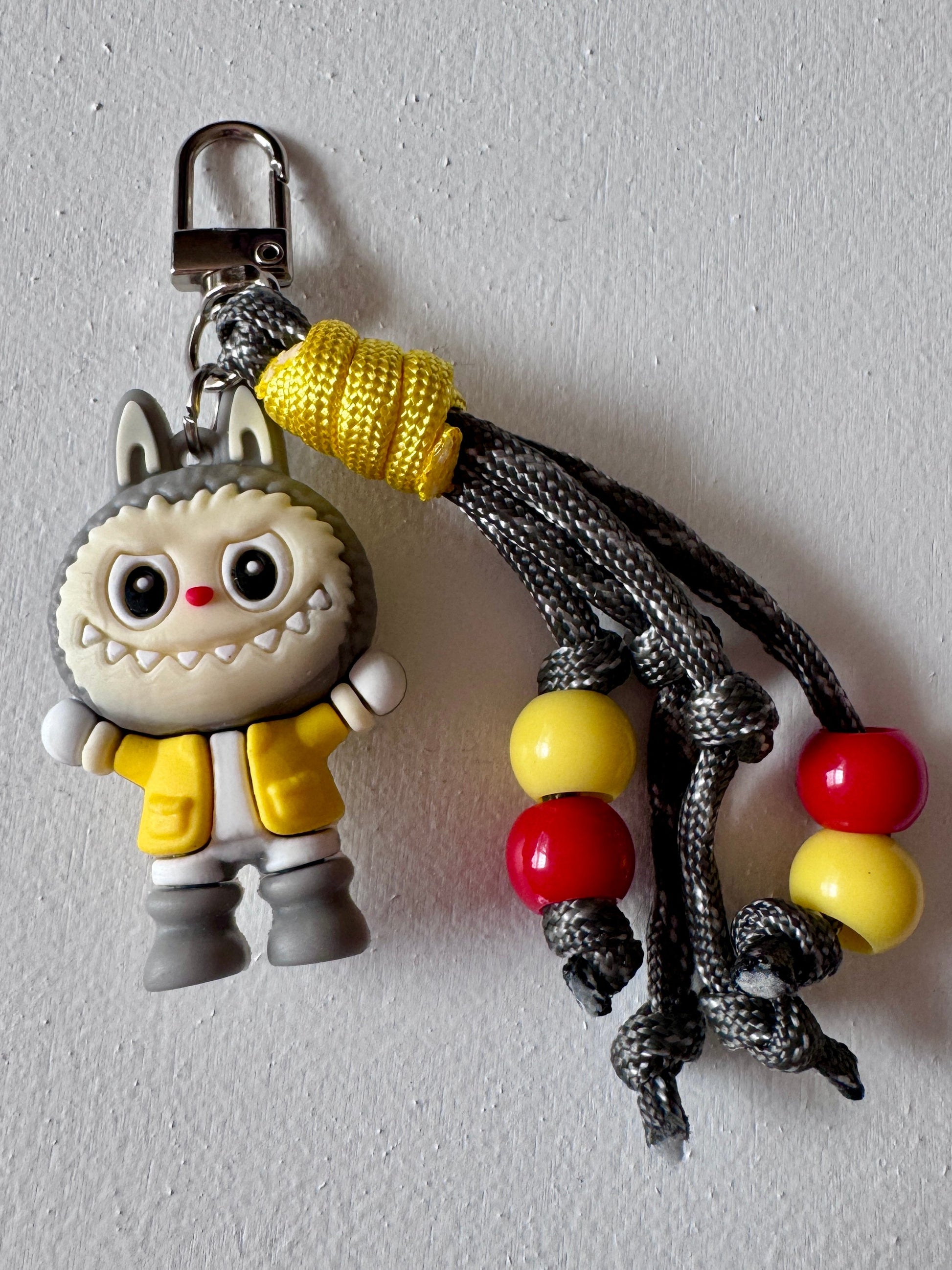 Labubu mini bag charm keychain – handmade cute collectible accessory