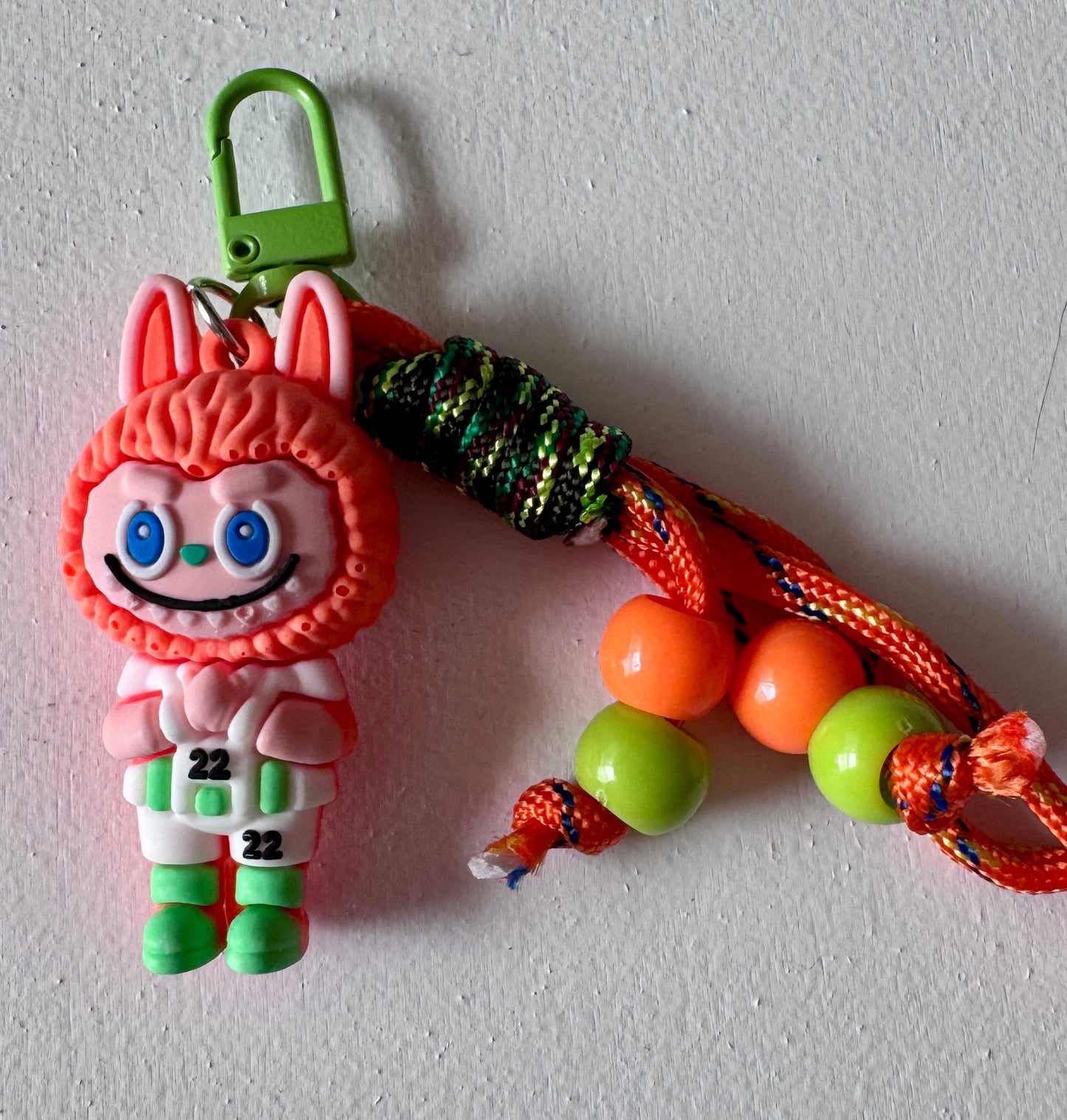 Labubu mini bag charm keychain – handmade cute collectible accessory
