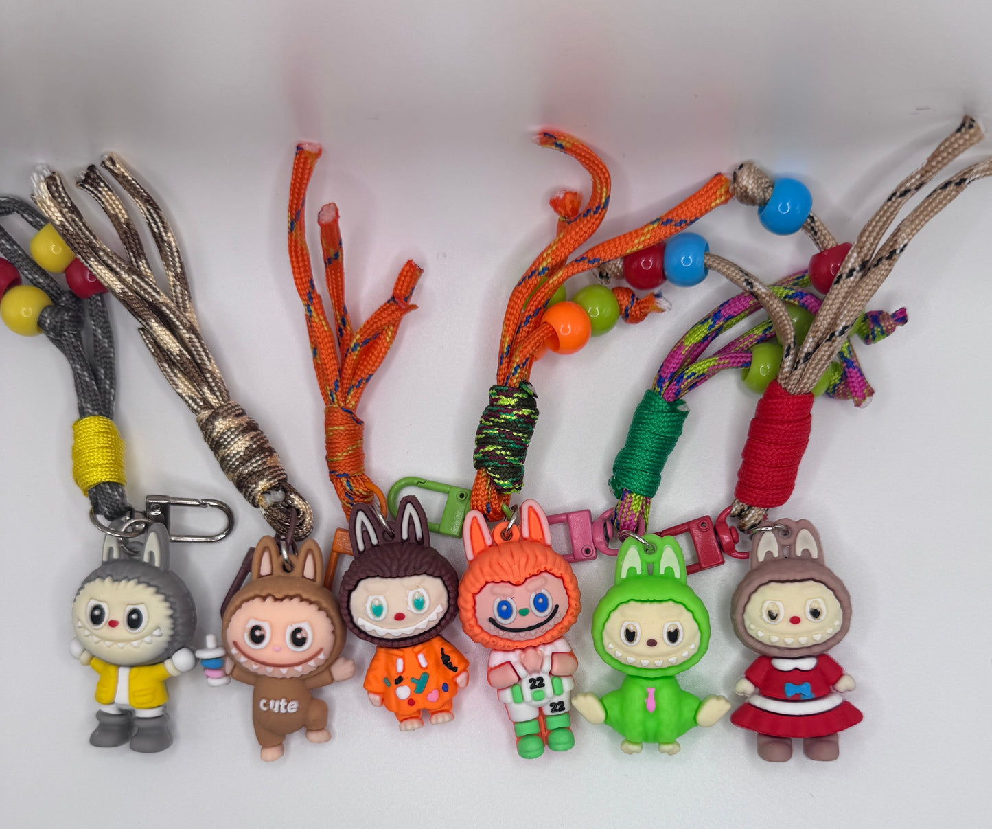 Labubu mini bag charm keychain – handmade cute collectible accessory