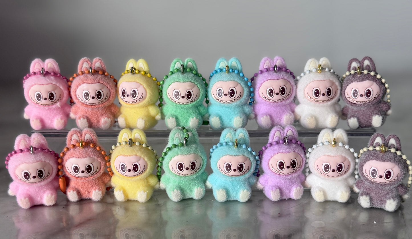 Labubu inspired mini keychains